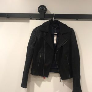 Tahari Emalia textured moto